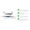 ADA-MCA Fiberworks AS  Adapter/konverter MM SC(F) til SM SC(M) MM/50 SC/PC hunn til SM/9 SC/UPC hann